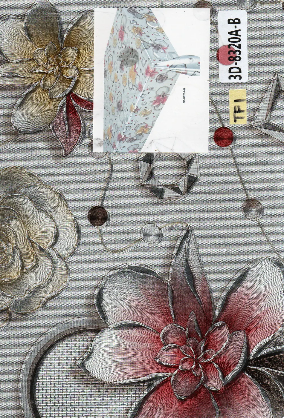 Tablecloth floral swatch