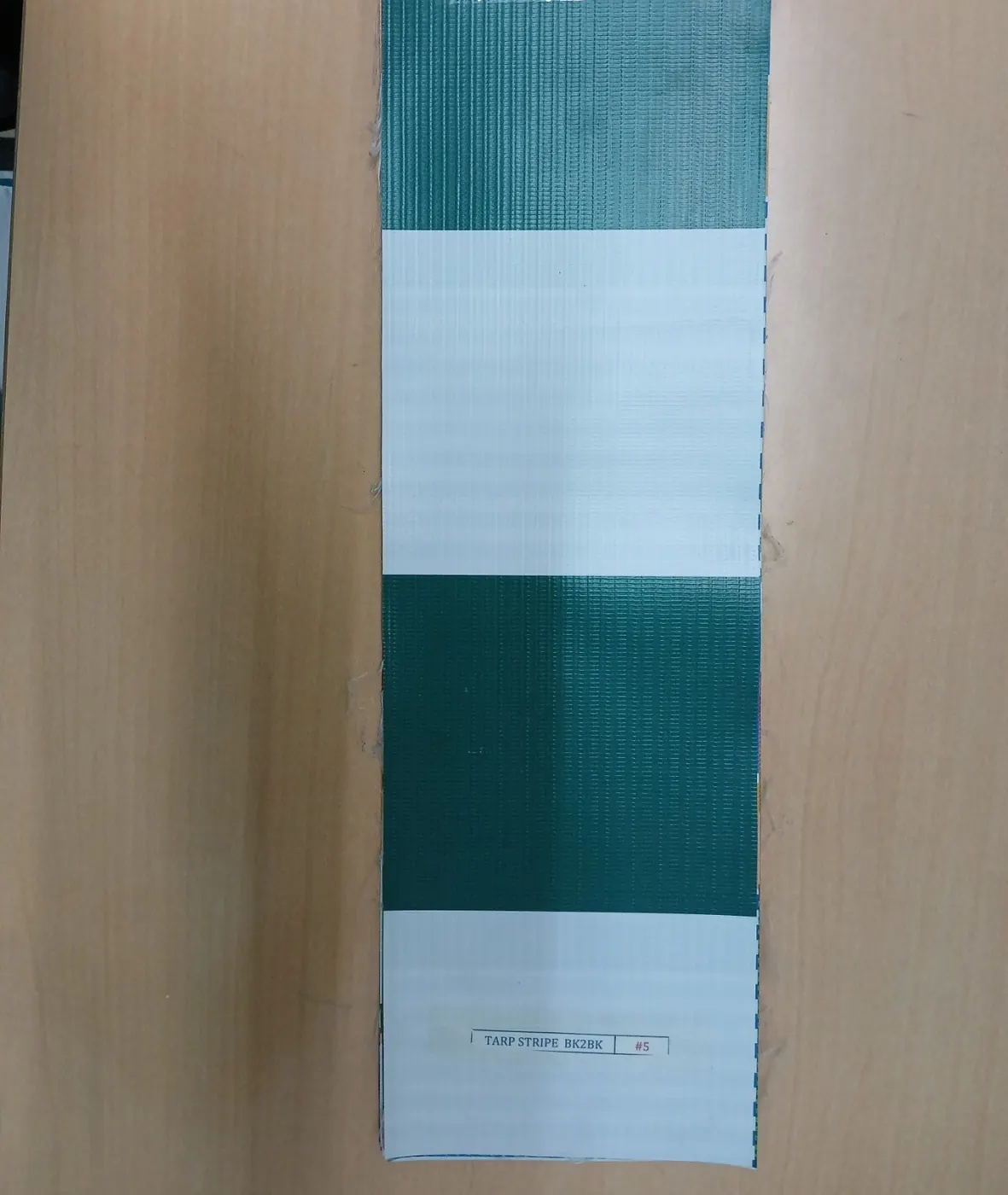 Tarpaulin swatch